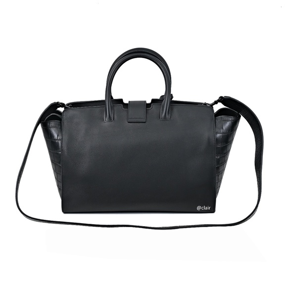 Saint Laurent Monogram Downtown Cabas Leather Bag - Picture 3 of 8